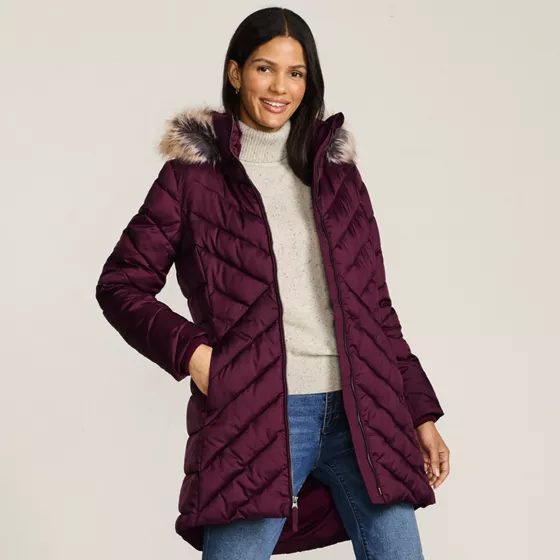 Women's FeatherFree Cozy Fleece Lined Winter Coat - primary