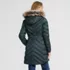 Women's Petite FeatherFree Cozy Fleece Lined Winter Coat, Back