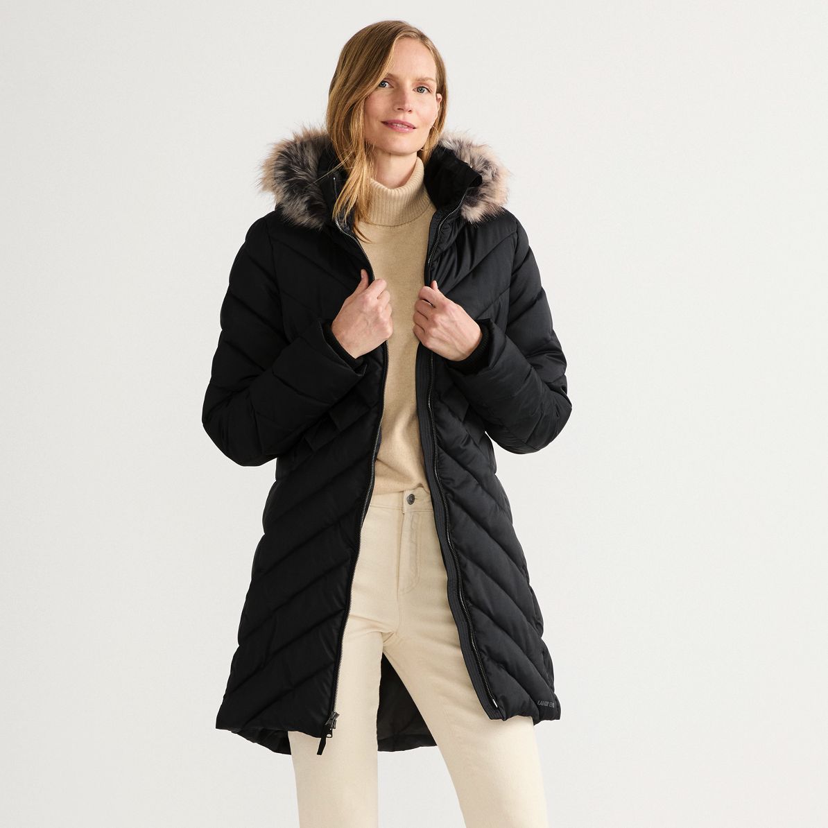 Women's Insulated Cozy Fleece Lined Winter Coat