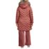 Women's Plus Size Insulated Cozy Fleece Lined Winter Coat, Back