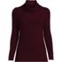 Women's Plus Size Long Sleeve Wide Rib Turtleneck, Front