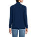 Women's Waffle Knit Button Placket Top, Back