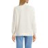 Women's Petite Waffle Knit Button Placket Top, Back