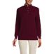 Women's Waffle Knit Button Placket Top, Front