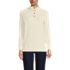 Women's Waffle Knit Button Placket Top, Front