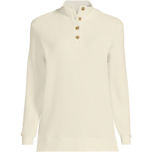 Women's Sport Knit Johnny Collar Top | Lands' End