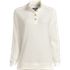 Women's Petite Waffle Knit Button Placket Top, Front