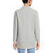 Women's Long Sleeve Textured Pique Funnel Neck Tunic, Back