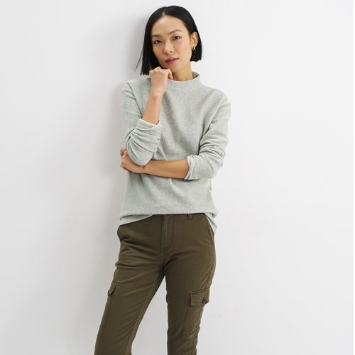 Pullover aus Strukturstrick für Damen | Lands' End