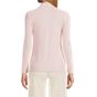 Women's Long Sleeve Wide Rib Button Front Polo