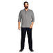 Men's Big and Tall Long Sleeve Texture Knit Button Down, alternative image