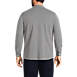 Men's Big and Tall Long Sleeve Texture Knit Button Down, Back
