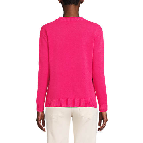 Women's Cashmere Easy Fit Crew Neck Sweater - Secondary
