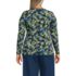 Women's Plus Size Lightweight Jersey Skimming Long Sleeve Crew Neck T-shirt, Back