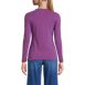 Women's Lightweight Jersey Skimming Long Sleeve Crew Neck T-shirt, Back