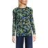Women's Lightweight Jersey Skimming Long Sleeve Crew Neck T-shirt, Front