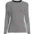 Women's Lightweight Jersey Skimming Long Sleeve Crew Neck T-shirt, Front