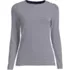 Women's Lightweight Jersey Skimming Long Sleeve Crew Neck T-shirt, Front