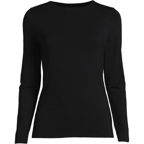 Long-Sleeve Crew-Neck Tops for Women