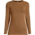 Women's Plus Size Lightweight Jersey Skimming Long Sleeve Crew Neck T-shirt, Front