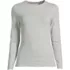 Women's Lightweight Jersey Skimming Long Sleeve Crew Neck T-shirt, Front