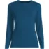 Women's Lightweight Jersey Skimming Long Sleeve Crew Neck T-shirt, Front