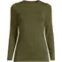 Women's Lightweight Jersey Skimming Long Sleeve Crew Neck T-shirt, Front