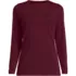 Women's Plus Size Lightweight Jersey Skimming Long Sleeve Crew Neck T-shirt, Front