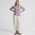 Women's Lightweight Jersey Skimming Long Sleeve Crew Neck T-shirt, alternative image