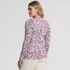 Women's Lightweight Jersey Skimming Long Sleeve Crew Neck T-shirt, Back