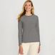 Women's Lightweight Jersey Skimming Long Sleeve Crew Neck T-shirt, Front