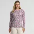 Women's Lightweight Jersey Skimming Long Sleeve Crew Neck T-shirt, Front