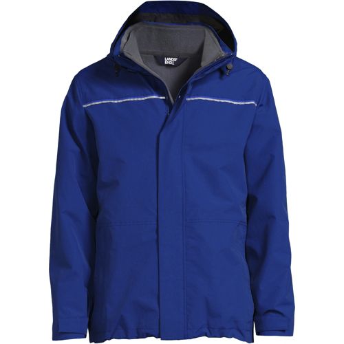 Lands end mens rain jacket online