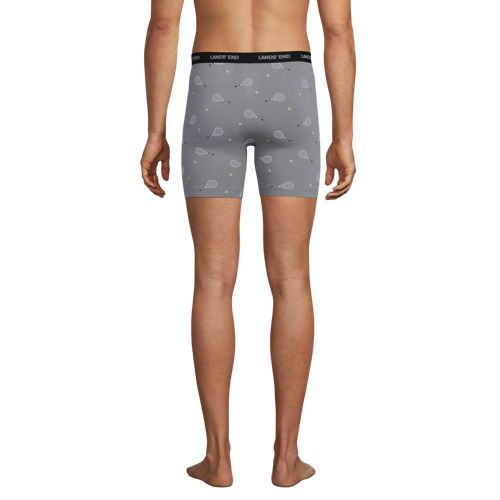  Lands' End Komfort-boxershorts (3er-set), Herren, Größe:48-50 Regular, Grün, Baumwolle/elasthan/baumwolle Modal, By Lands' End 