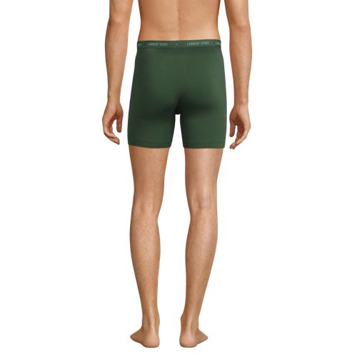  Lands' End Komfort-boxershorts (3er-set), Herren, Größe:44-46 Regular, Grün, Baumwolle/elasthan/baumwolle Modal, By Lands' End 