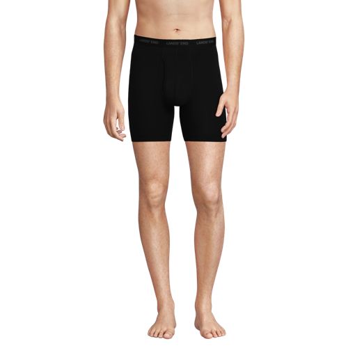  Lands' End Komfort-boxershorts (3er-set), Herren, Größe:44-46 Regular, Schwarz, Baumwolle/elasthan/baumwolle Modal, By Lands' End 