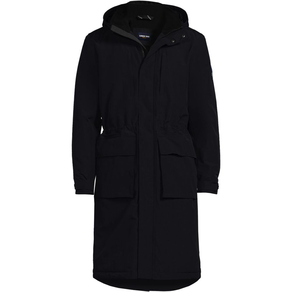 Lands end squall insulated long hot sale stadium coat