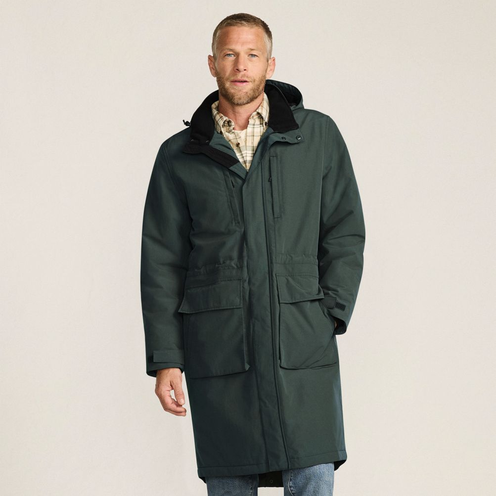 Men's Squall Waterproof Insulated Winter Stadium Coat | Lands' End