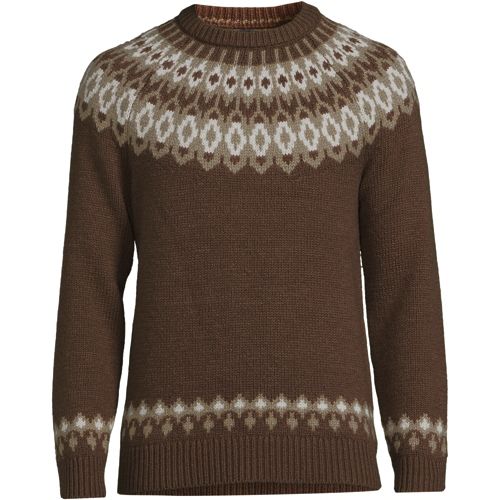 Fair Isle Crew Neck Jumpers