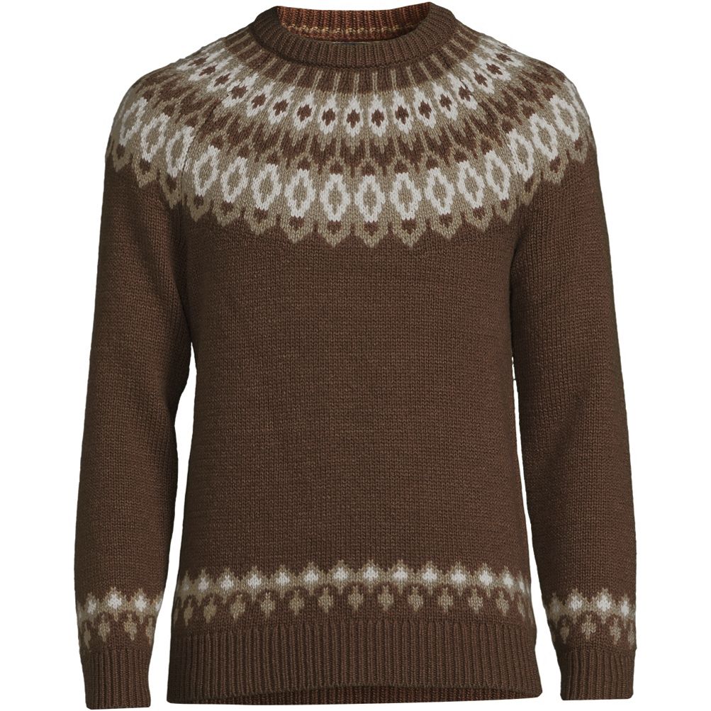 Traditional Fair Isle Yoke Pullover