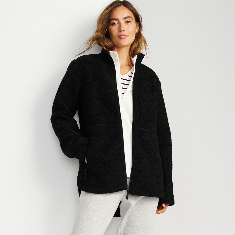 Women's Sherpa Fleece Full Zip Jacket