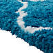 Chesapeake Lattice Design Deco Microfiber Shag Area Rug, alternative image