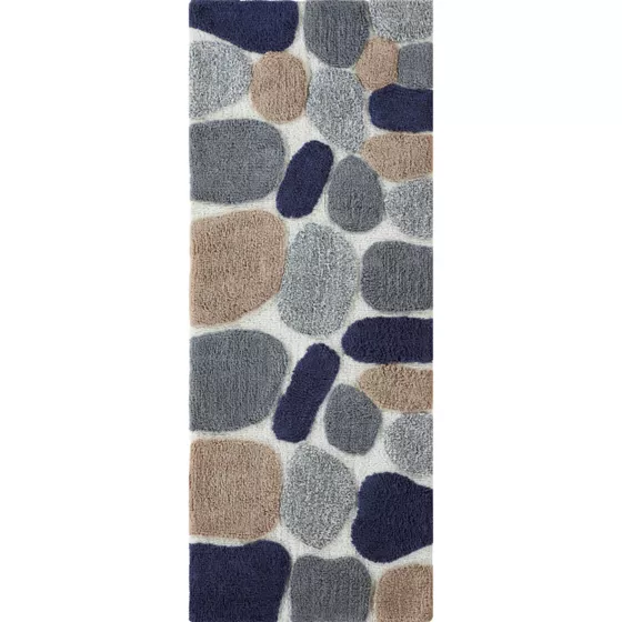Chesapeake Pebbles Cotton Non-Skid 24''x60'' Bath Runner - primary