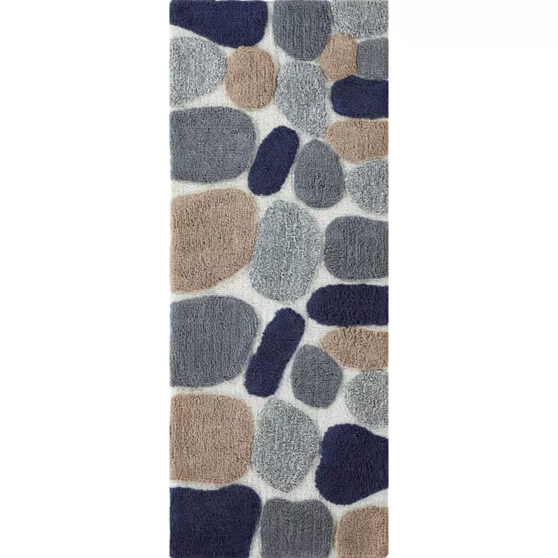 Chesapeake Pebbles Cotton Non-Skid 24''x60'' Bath Runner, alternative image