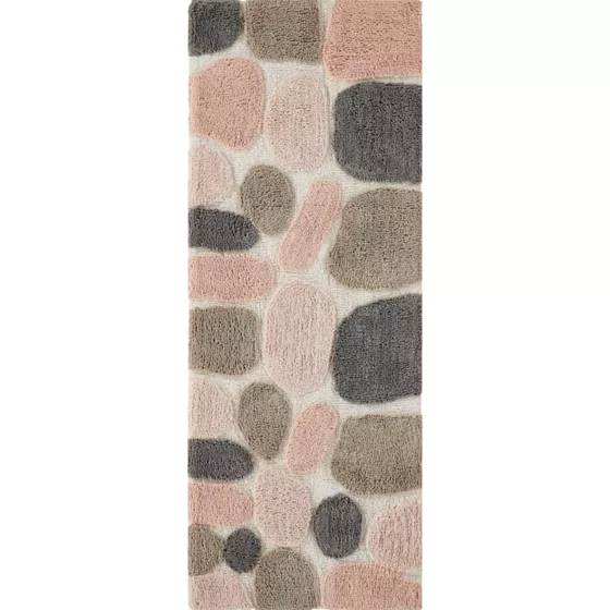 Chesapeake Pebbles Cotton Non-Skid 24''x60'' Bath Runner - primary