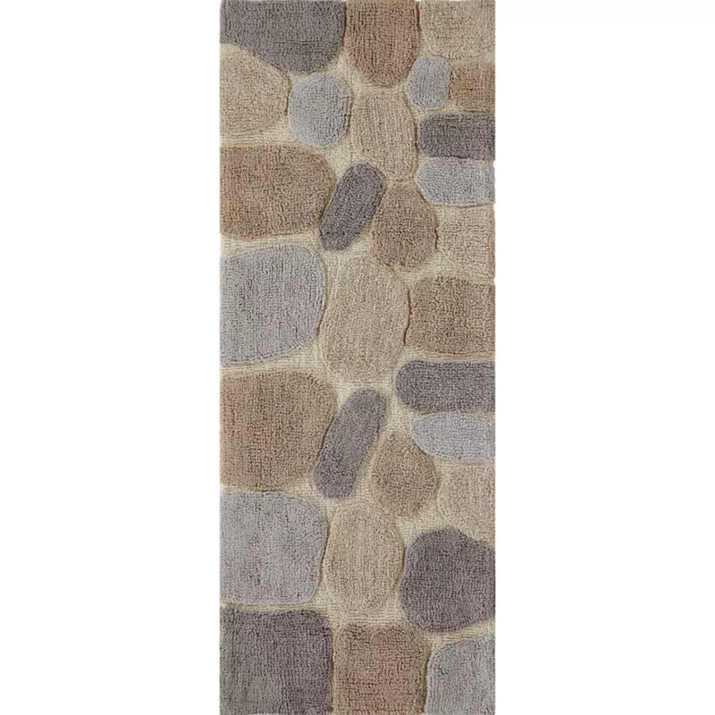Chesapeake Pebbles Cotton Non-Skid 24''x60'' Bath Runner, alternative image