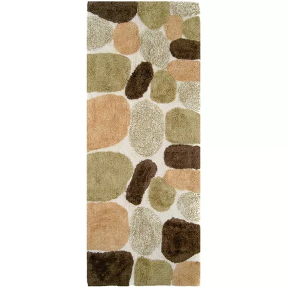 Chesapeake Pebbles Cotton Non-Skid 24''x60'' Bath Runner - primary