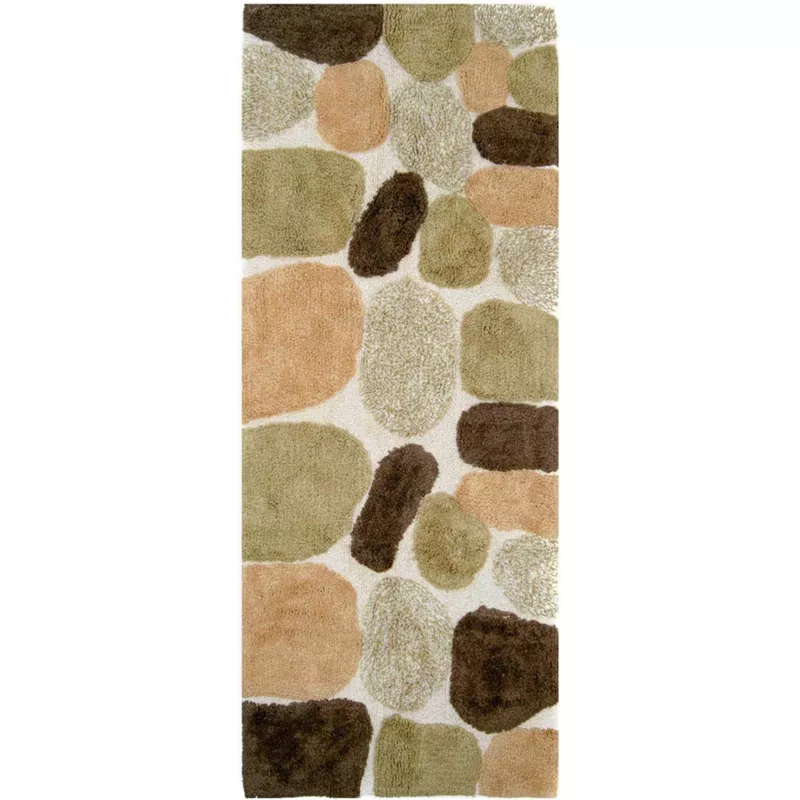 Chesapeake Pebbles Cotton Non-Skid 24''x60'' Bath Runner, alternative image