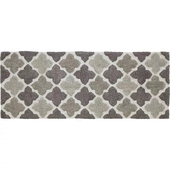 Chesapeake Alloy Moroccan Tile Cotton Anti Skid Bath Runner - primary