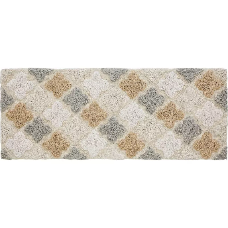 Chesapeake Alloy Moroccan Tile Cotton Anti Skid Bath Runner, alternative image